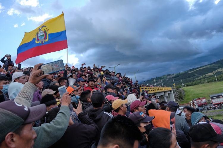 Ecuador National Strike Photos