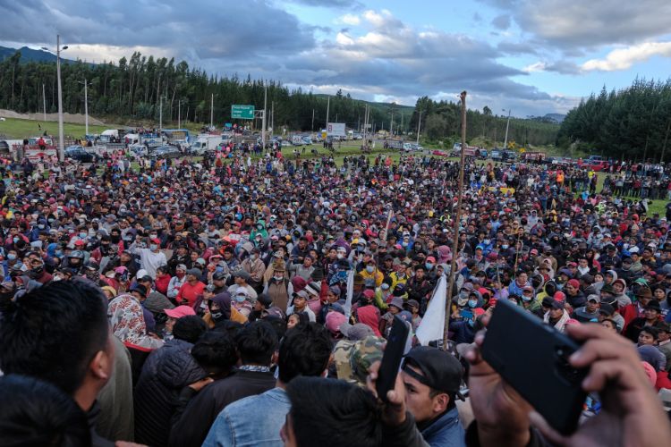 Ecuador National Strike Photos